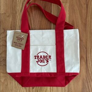 NWT Trader Joe’s Mini Canvas Bag